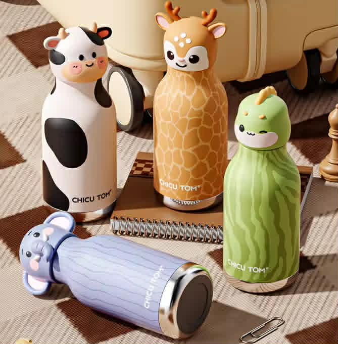 AnimalBuddyTM Insulated Kids Water Bottle